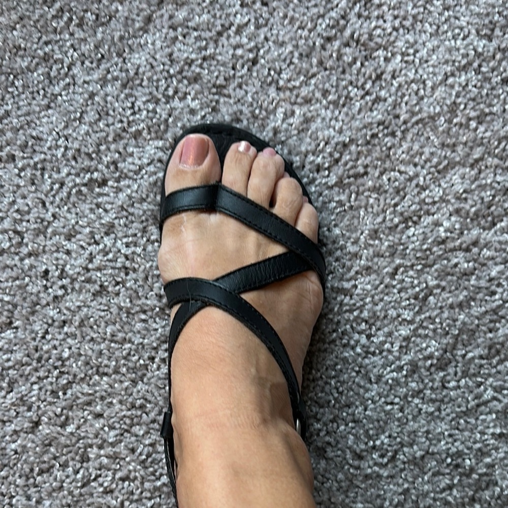 Black Strappy Sandals